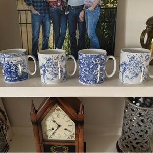 Spode Blue & white Mugs 4 Mug